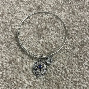 Silver Evil Eye Charm Bracelet